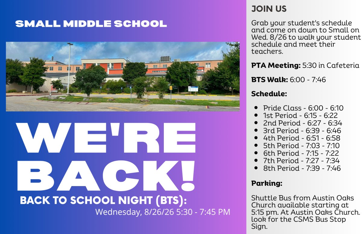 Back to school Schedule