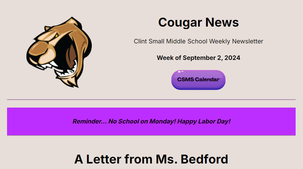 Cougar News Image